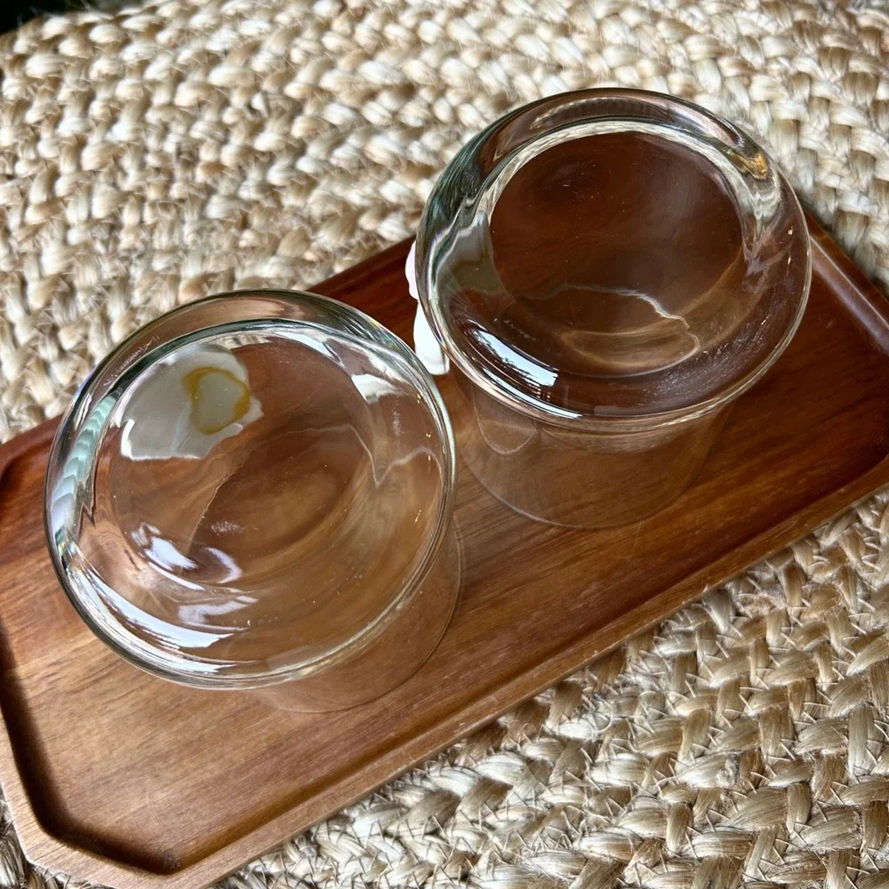 VTG Siesta Pedro Mexican Sleeping Man Lowball Glasses Set of 2 Sombrero Barware
